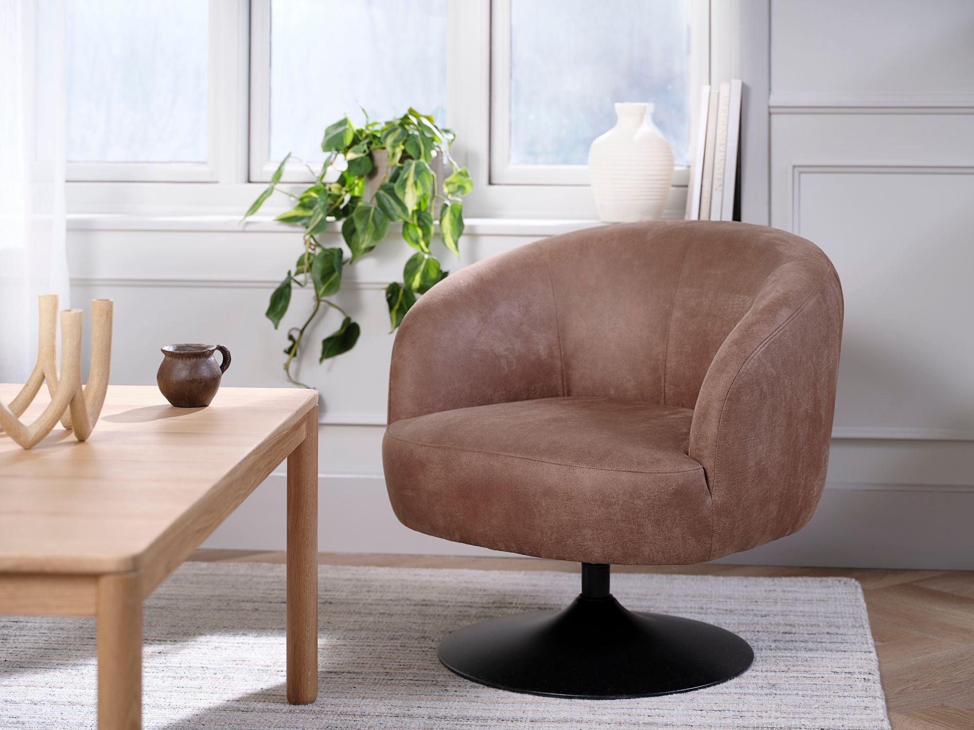 Conrad loungestol m. drejefunktion