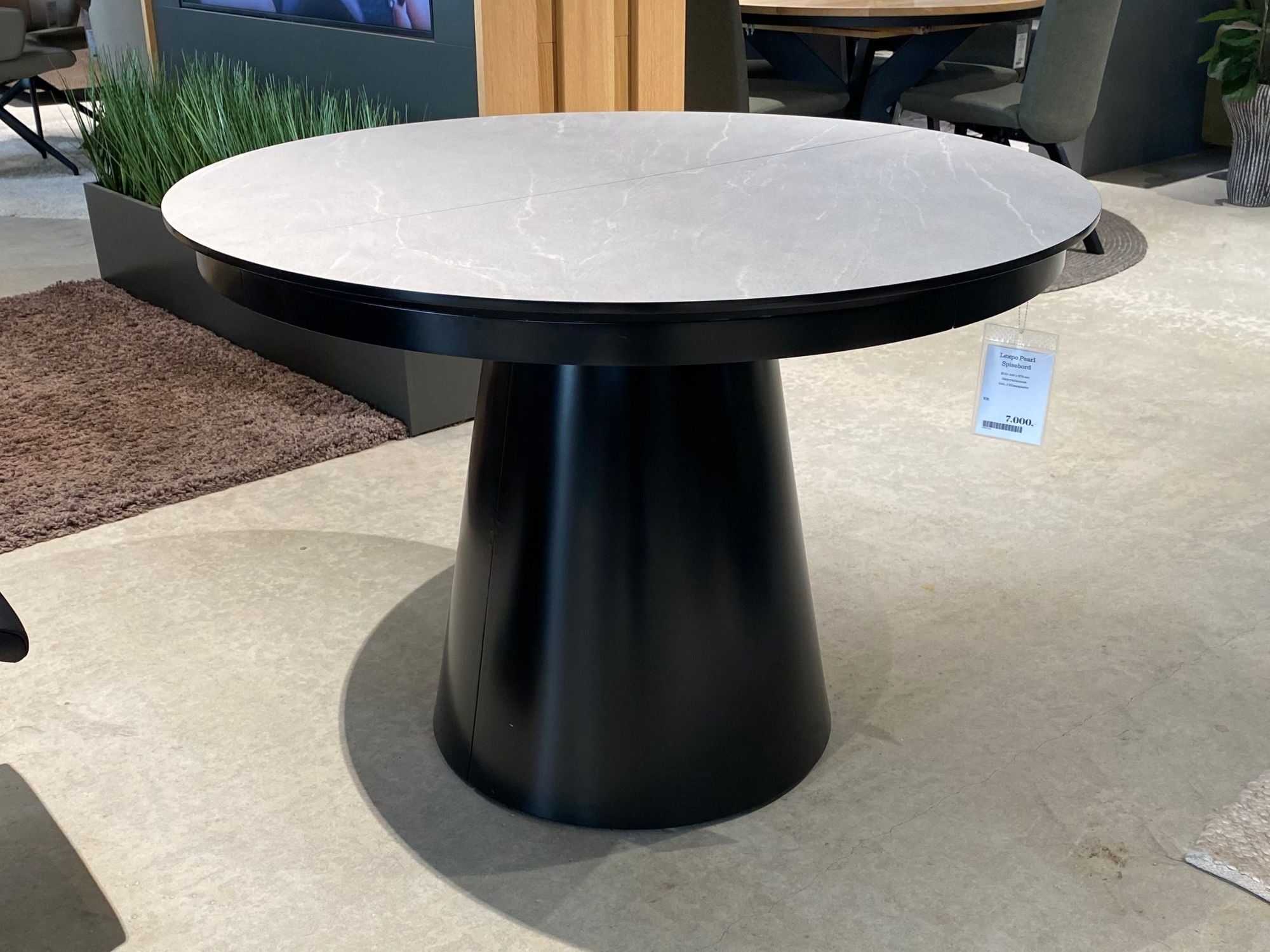 DEMO MODEL - Lexpo Pearl spisebord inkl. 2 tillægsplader - AFHENTNINGSTILBUD