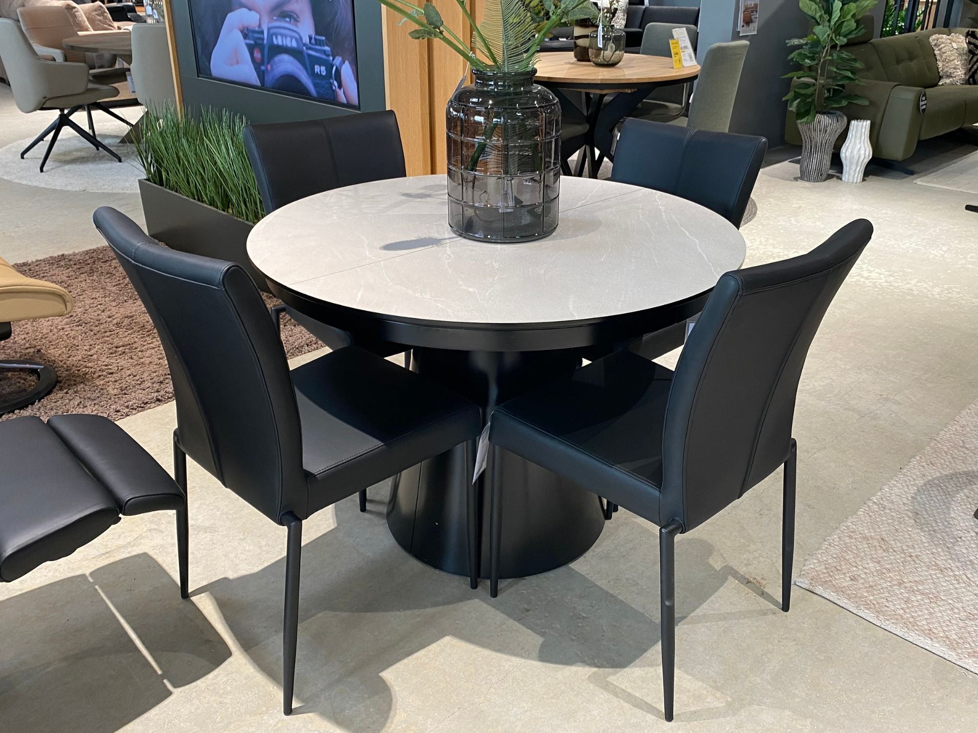 DEMO MODEL - Lexpo Pearl spisebord inkl. 2 tillægsplader - AFHENTNINGSTILBUD