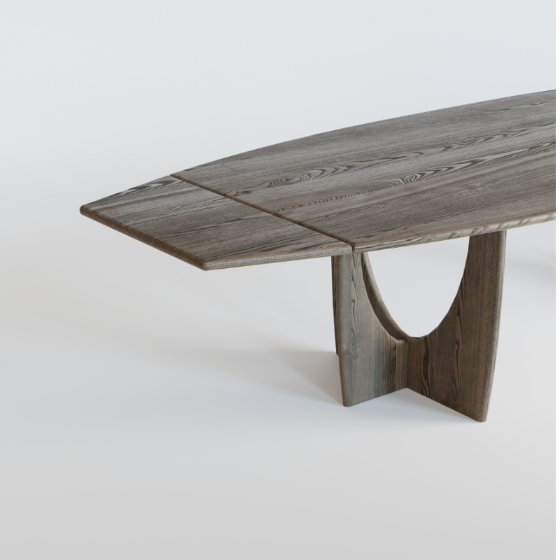 Longboat aflangt spisebord