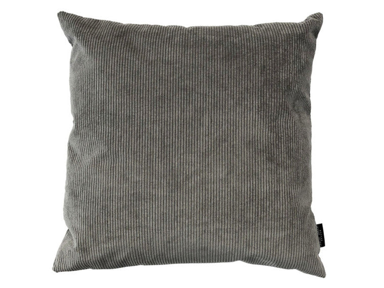 Pude fløjl 50x50 cm - taupe