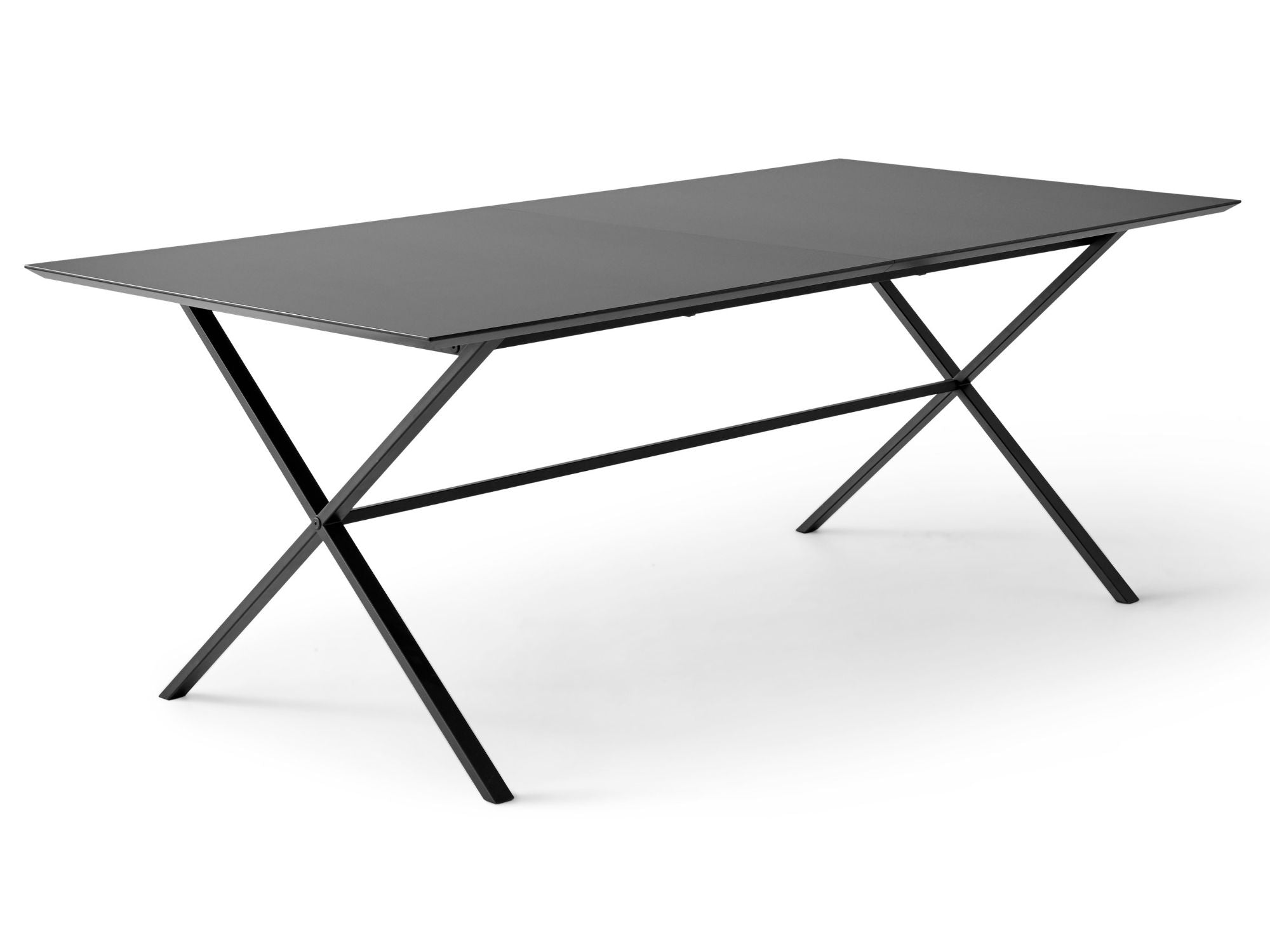 Spisebord m. cross stel (L165 x B90 cm)