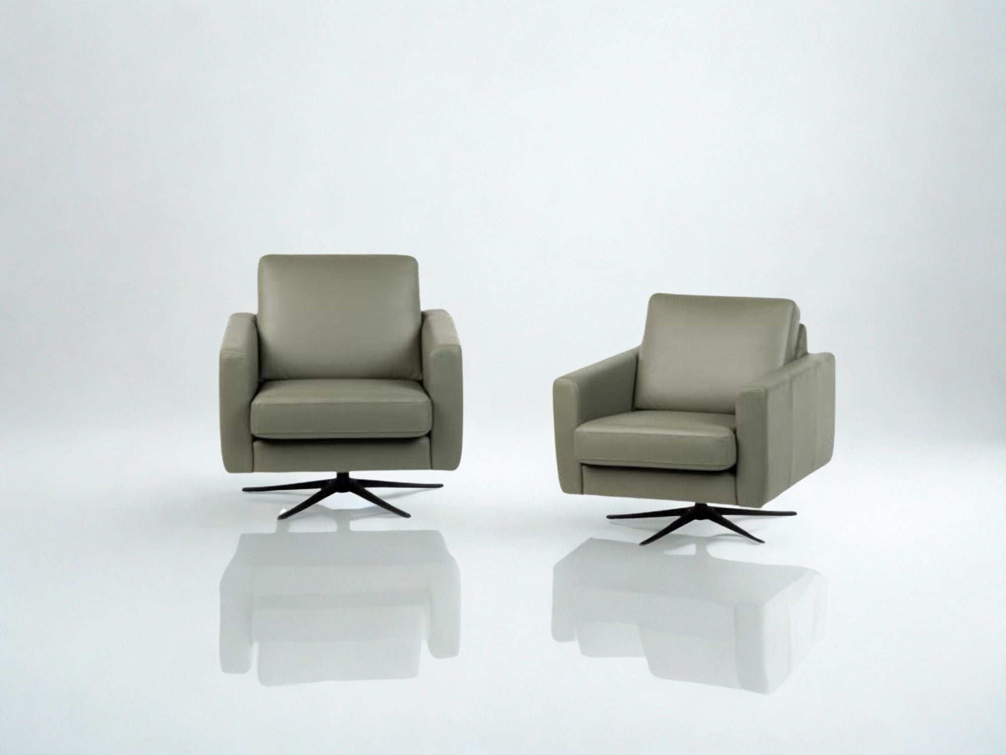 Melby loungestol m/drejesokkel
