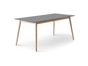 Spisebord m. træ ben (L210 x B100 cm)