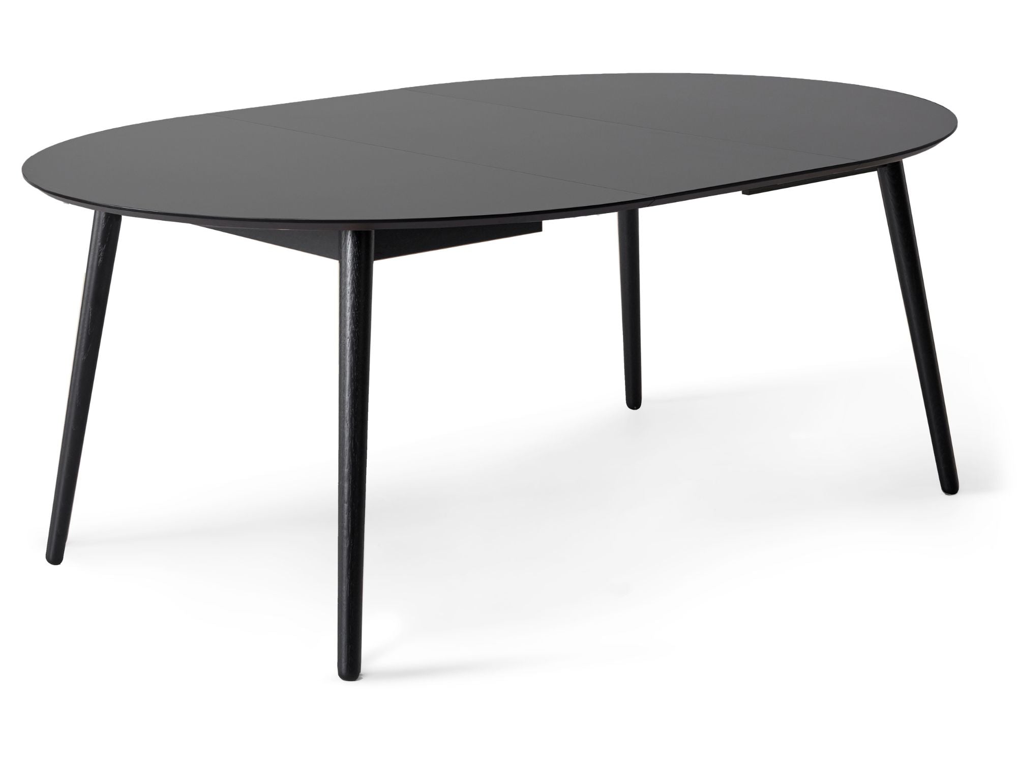 Rundt spisebord m. træstel (Ø 135 cm)