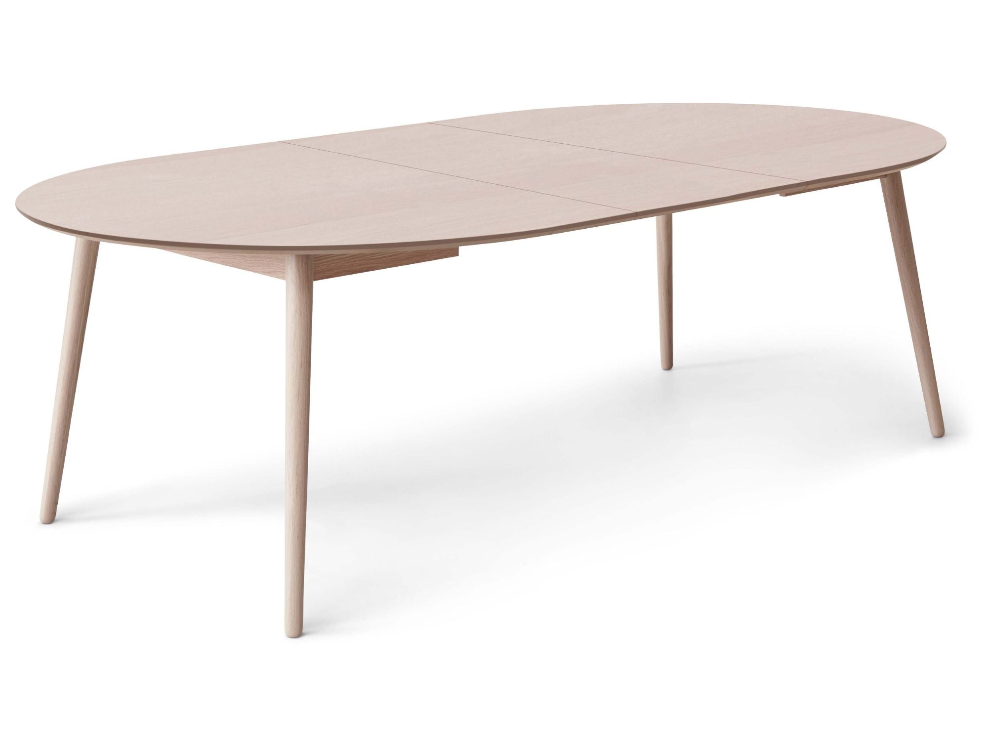 Rundt spisebord m. træstel (Ø 135 cm)