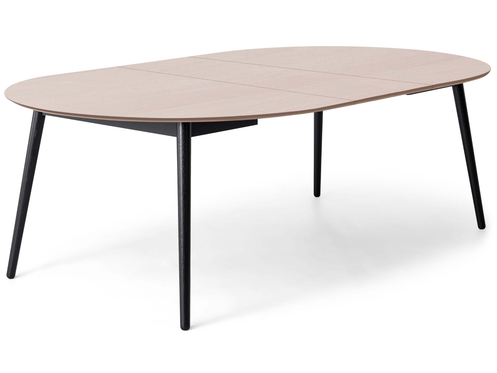 Rundt spisebord m. træstel (Ø 135 cm)