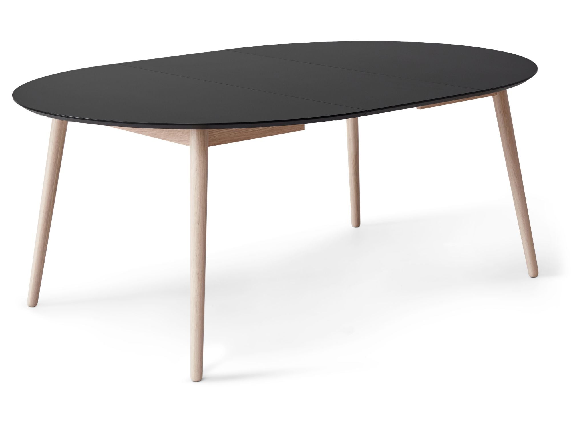 Rundt spisebord m. træstel (Ø 135 cm)