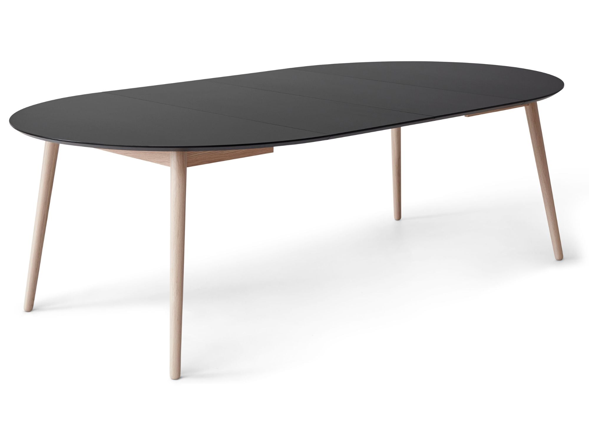 Rundt spisebord m. træstel (Ø 135 cm)