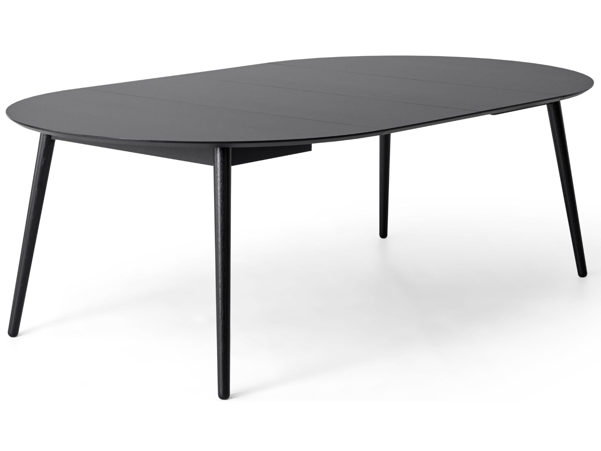 Rundt spisebord m. træstel (Ø 135 cm)