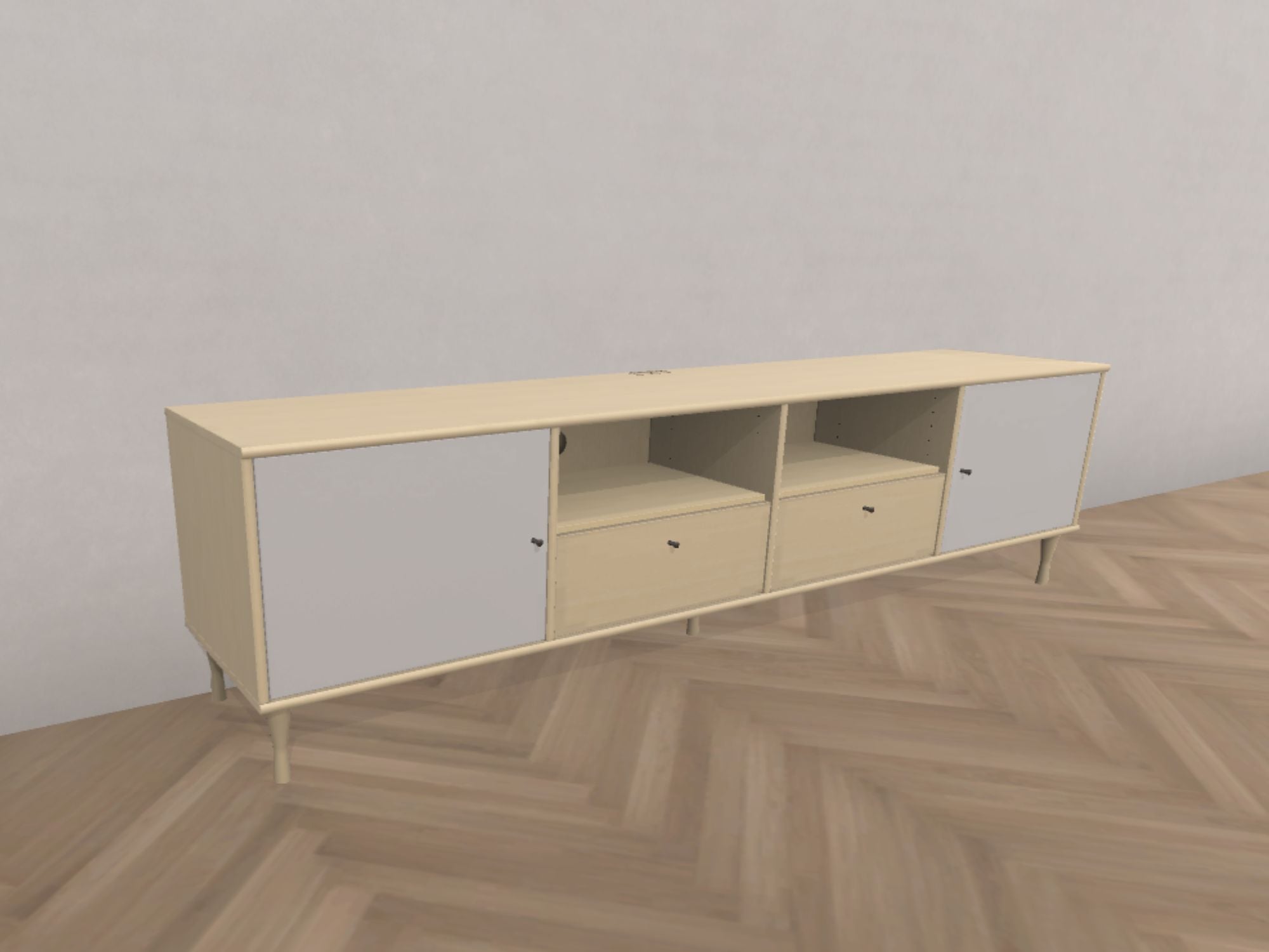 TV-møbel - opstilling 880