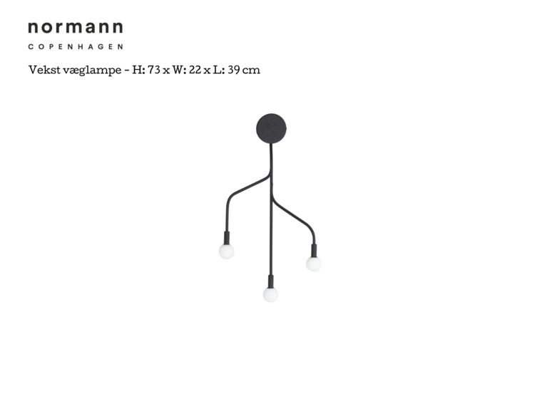 Vekst væglampe