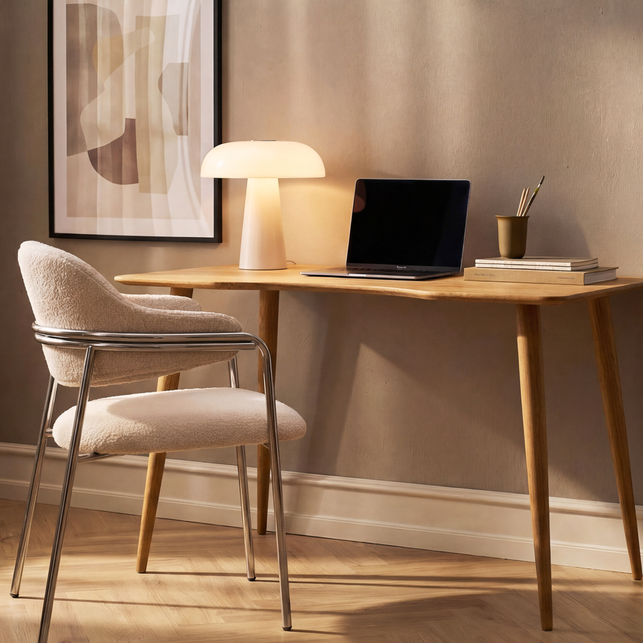 Oak skrivebord