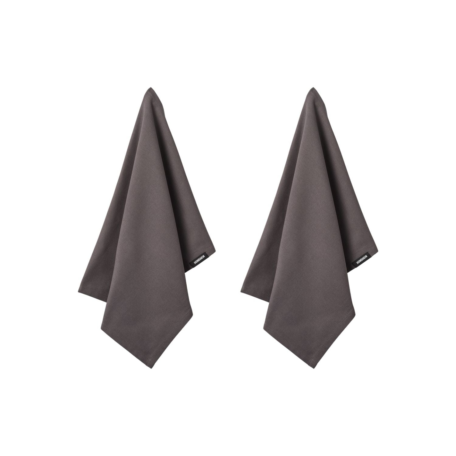 Økologisk Viskestykke 2 stk. - Steel Grey