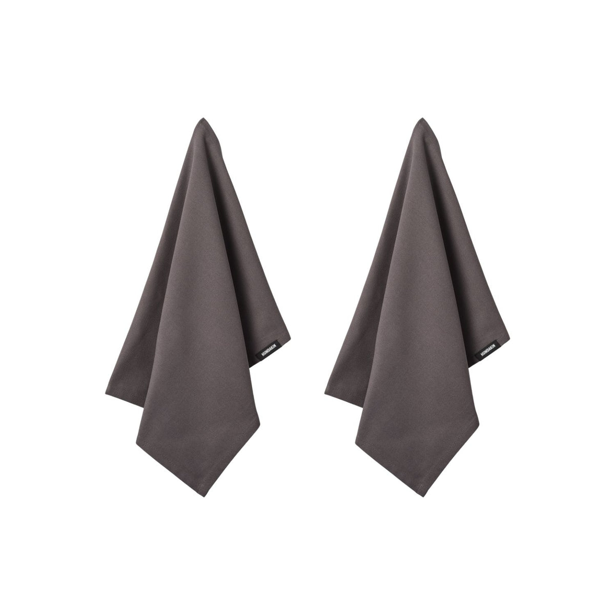 Økologisk Viskestykke 2 stk. - Steel Grey