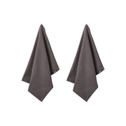 Økologisk Viskestykke 2 stk. - Steel Grey