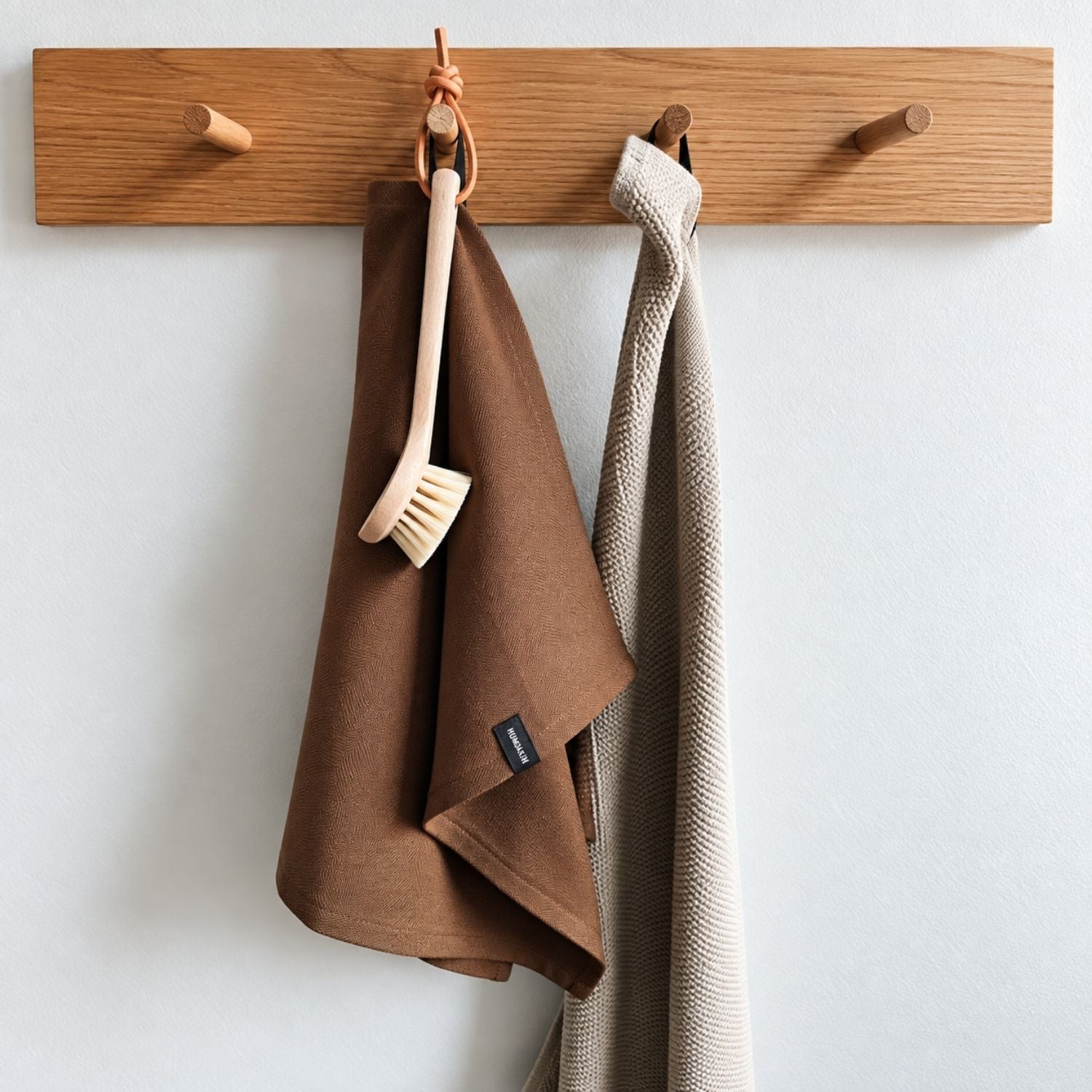 Økologisk Viskestykke 2 stk. - Bison Brown