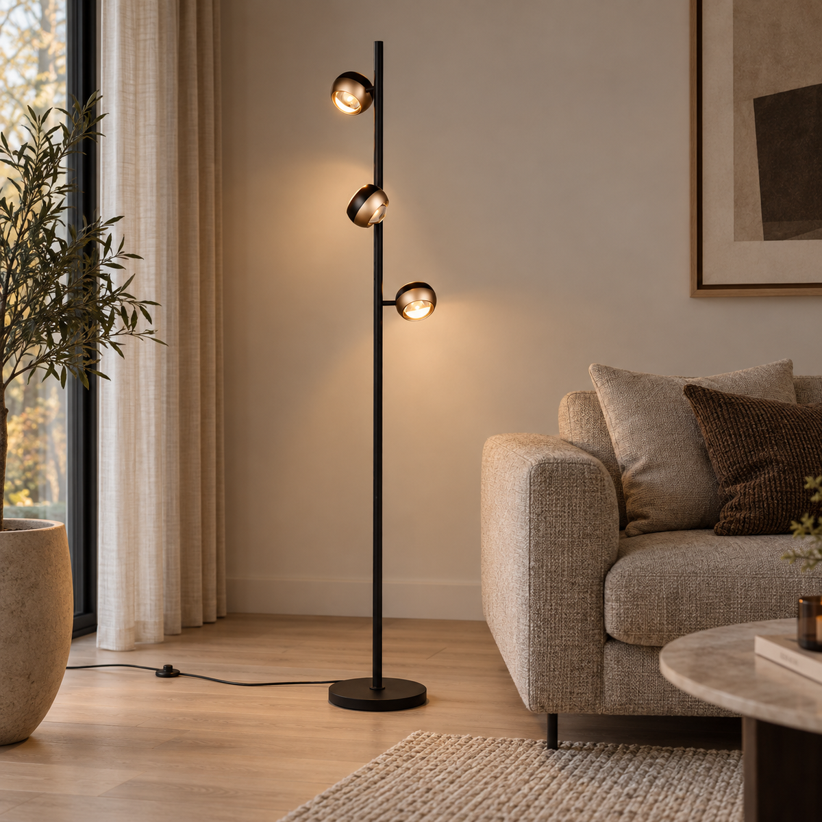 Orbit gulvlampe