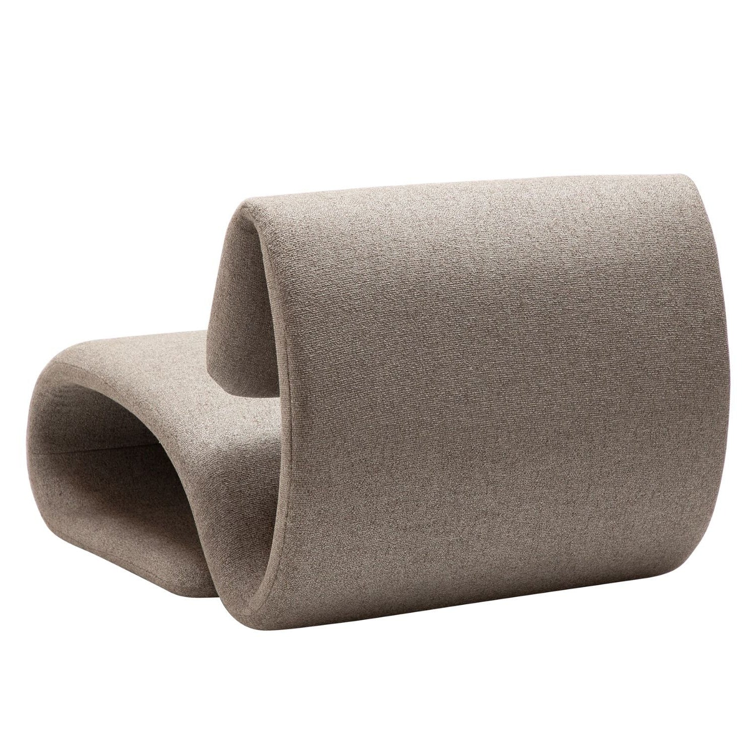 Dan-Form Dubna loungestol – Pebble Earth bouclé