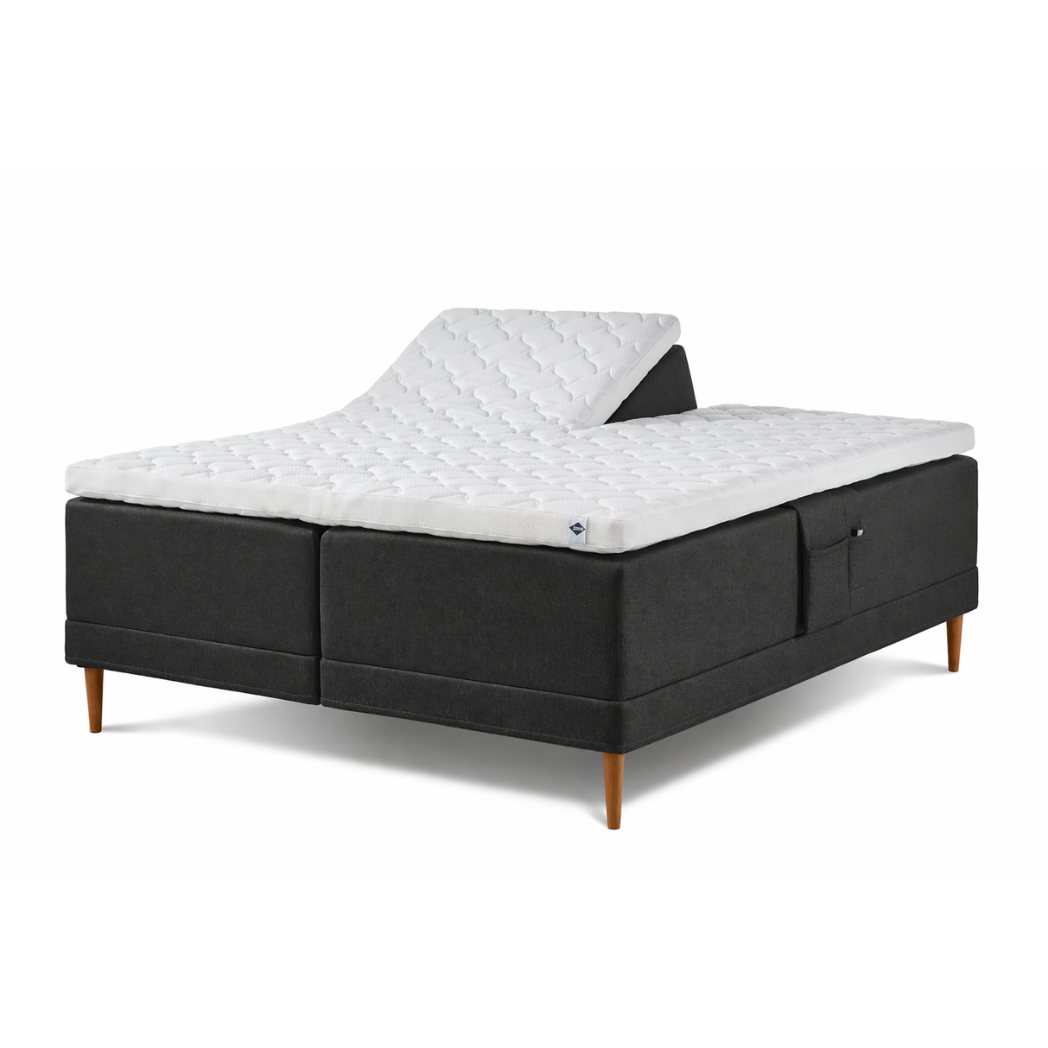 Premium boxelevationsseng inkl. sengeben