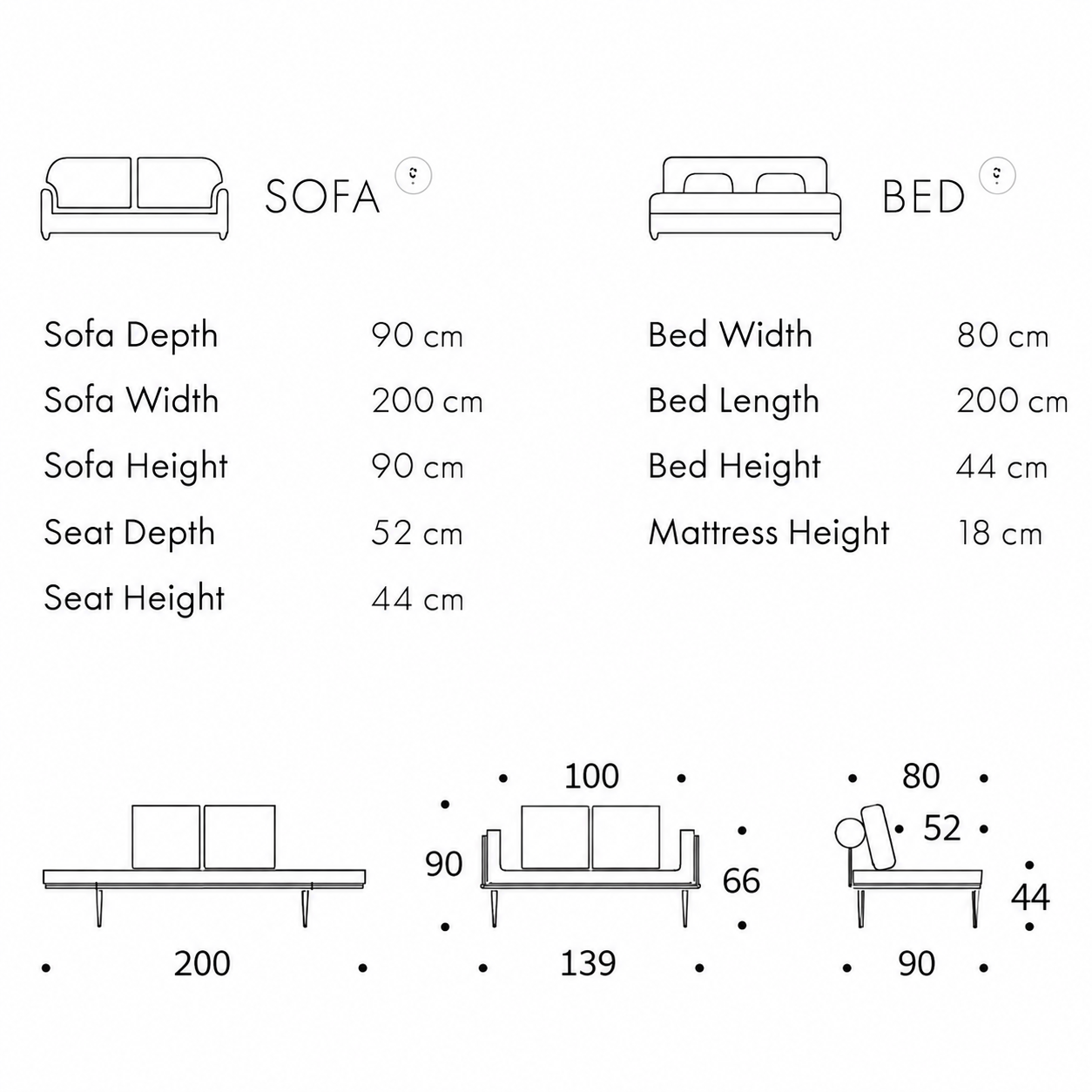 Rollo Spring sovesofa
