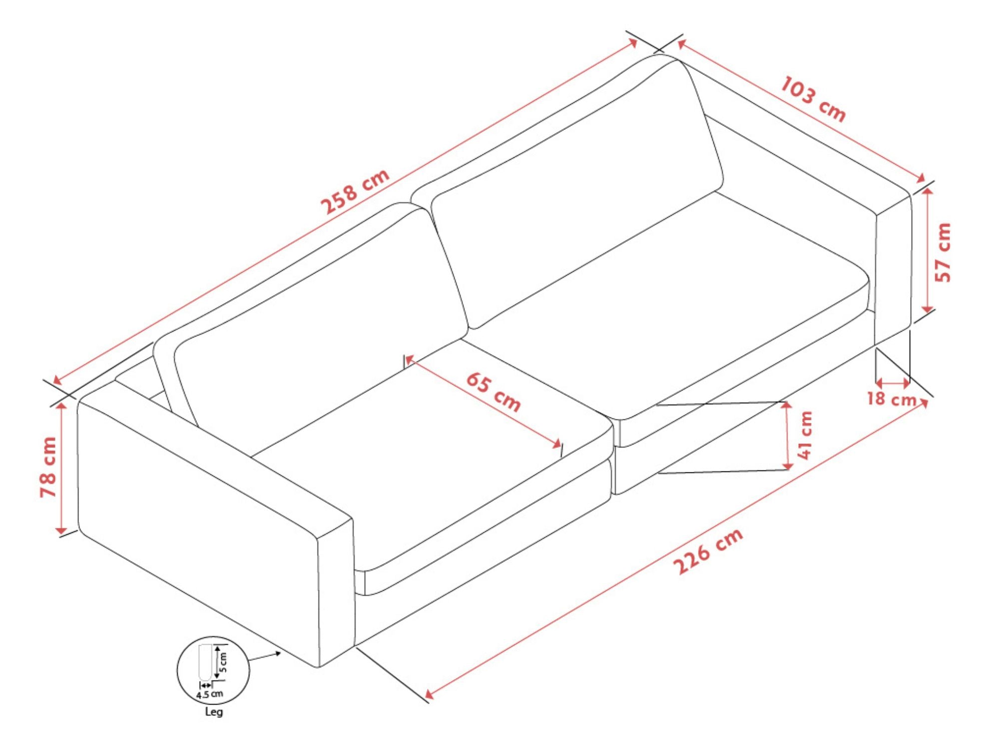 Duncan 3 pers. sofa