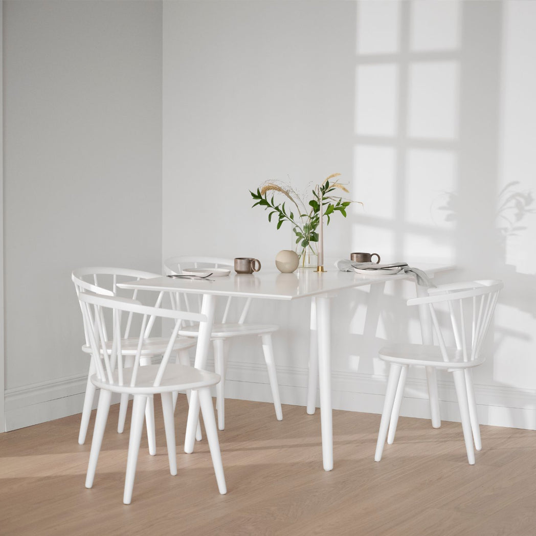 Rowico Lotta klapbord i hvid, L120 x B80 cm