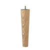 Runde koniske ben - eg - 20 cm