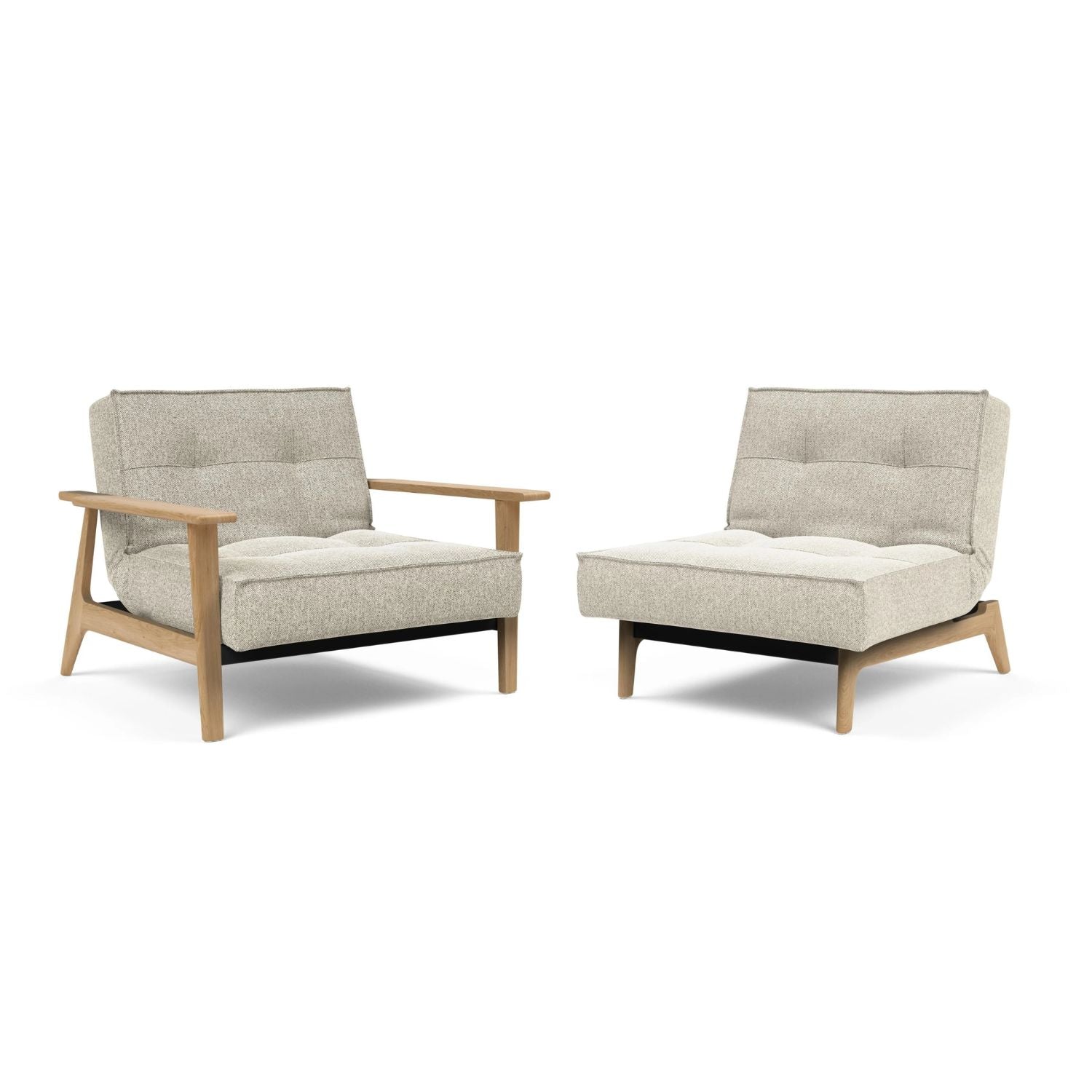 Splitback stol/puff