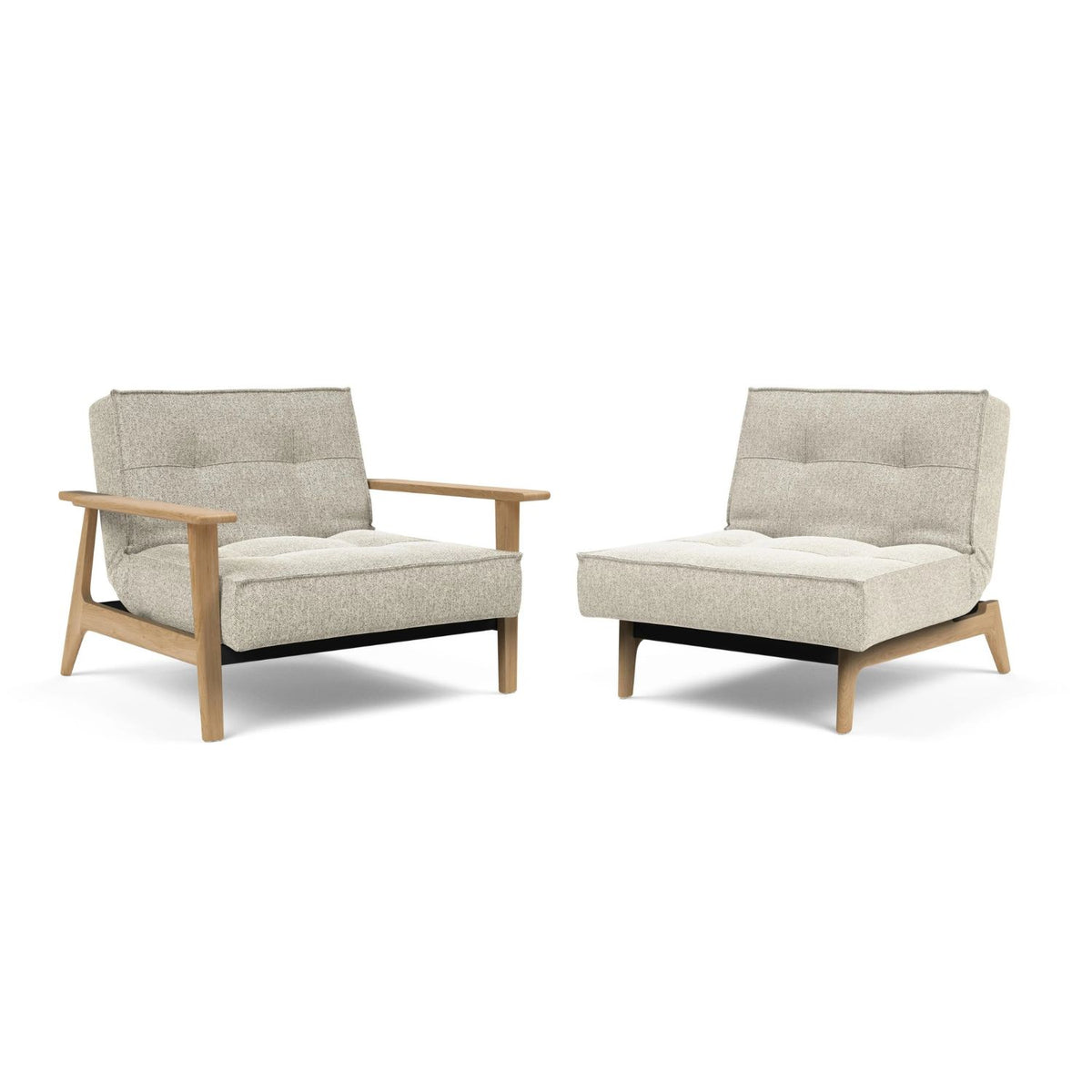 Splitback stol/puff