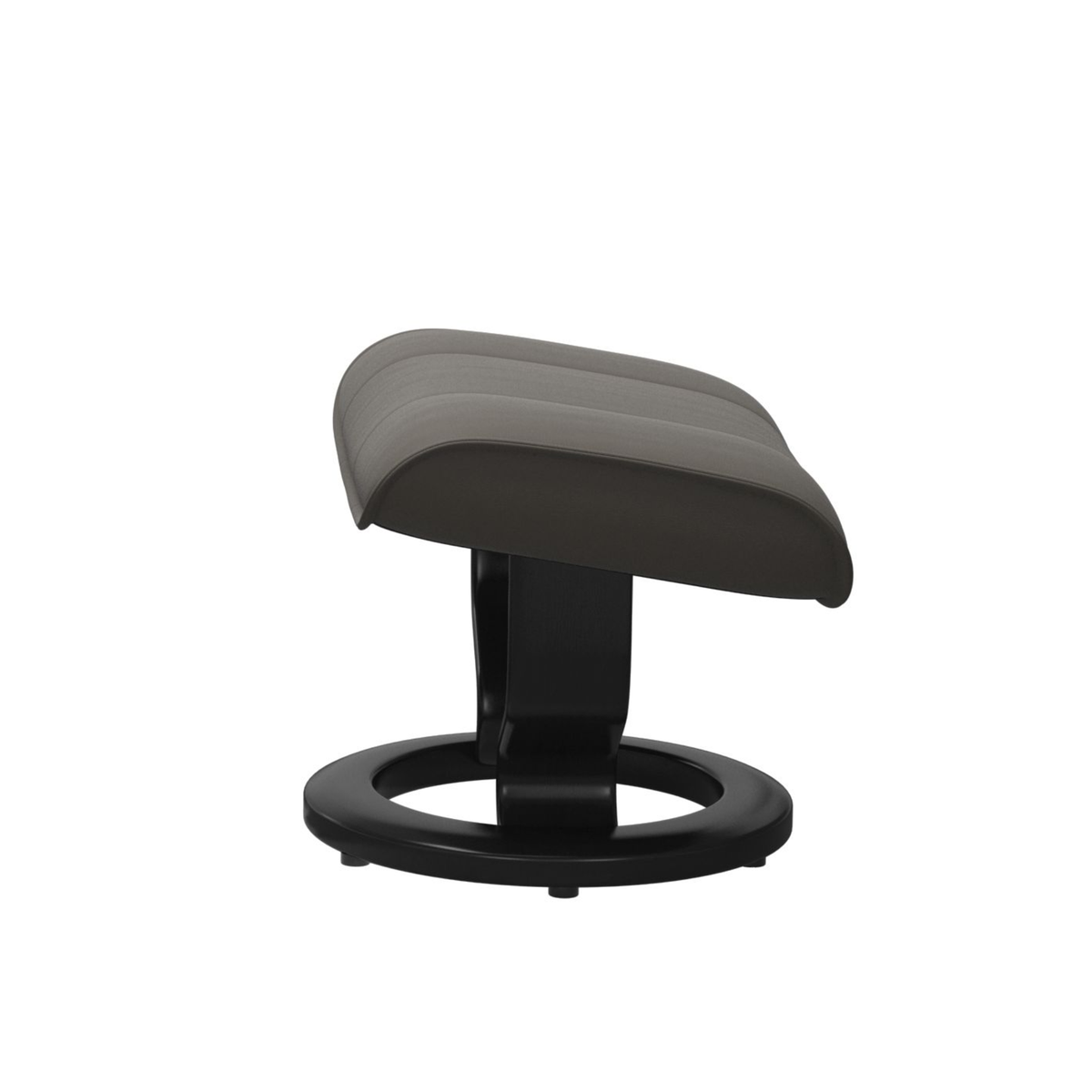 Stressless Admiral fodskammel med Classic-stel i Paloma Metal Grey