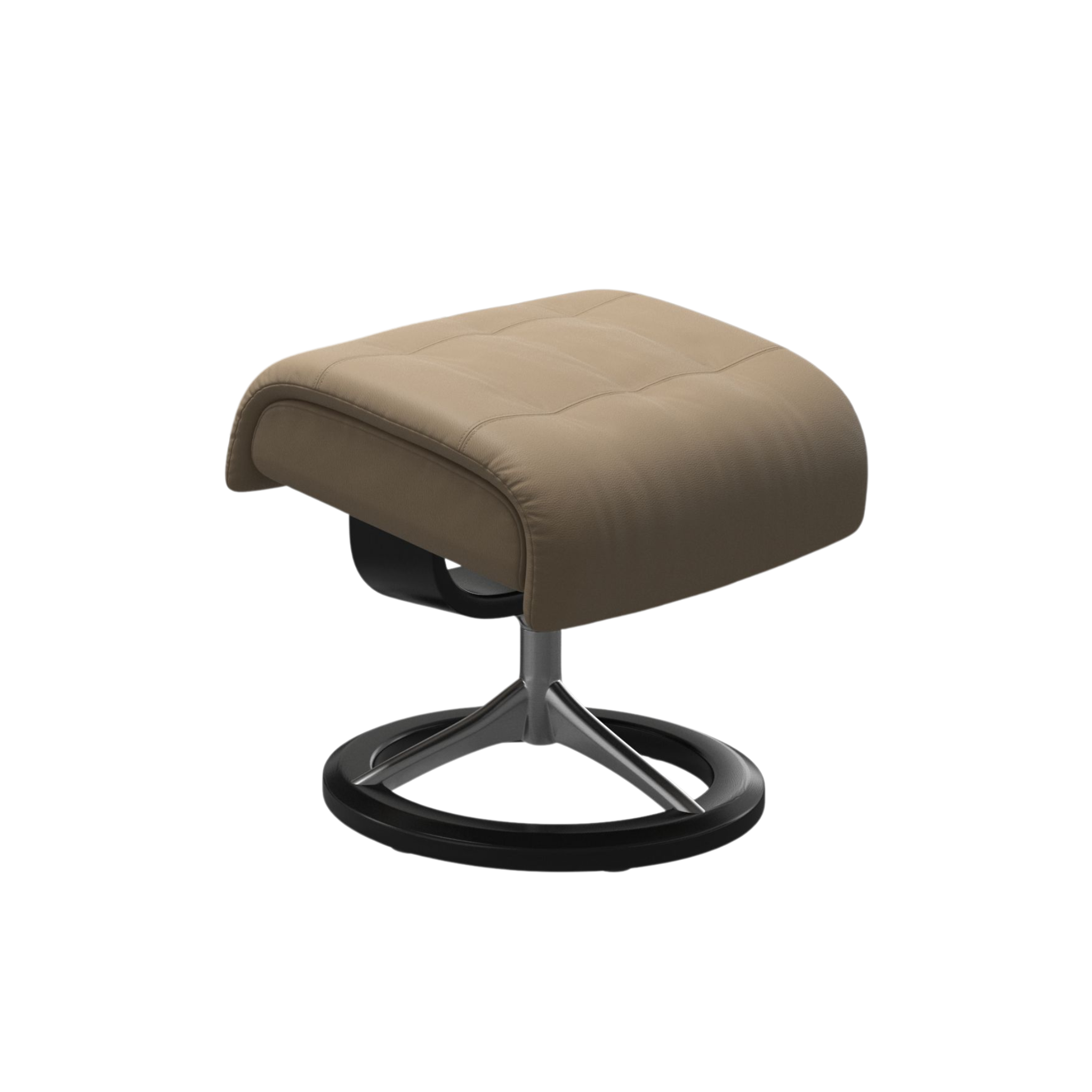 Stressless Erik fodskammel med Signature-stel i Paloma Funghi