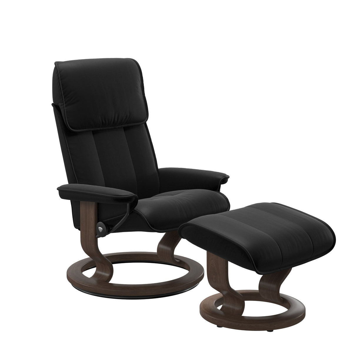 Stressless Admiral Classic lænestol i Batick okselæder Black