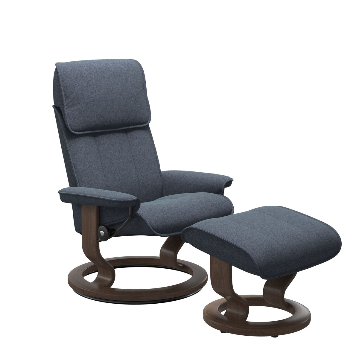 Stressless Admiral Classic lænestol i Calido stof Blue