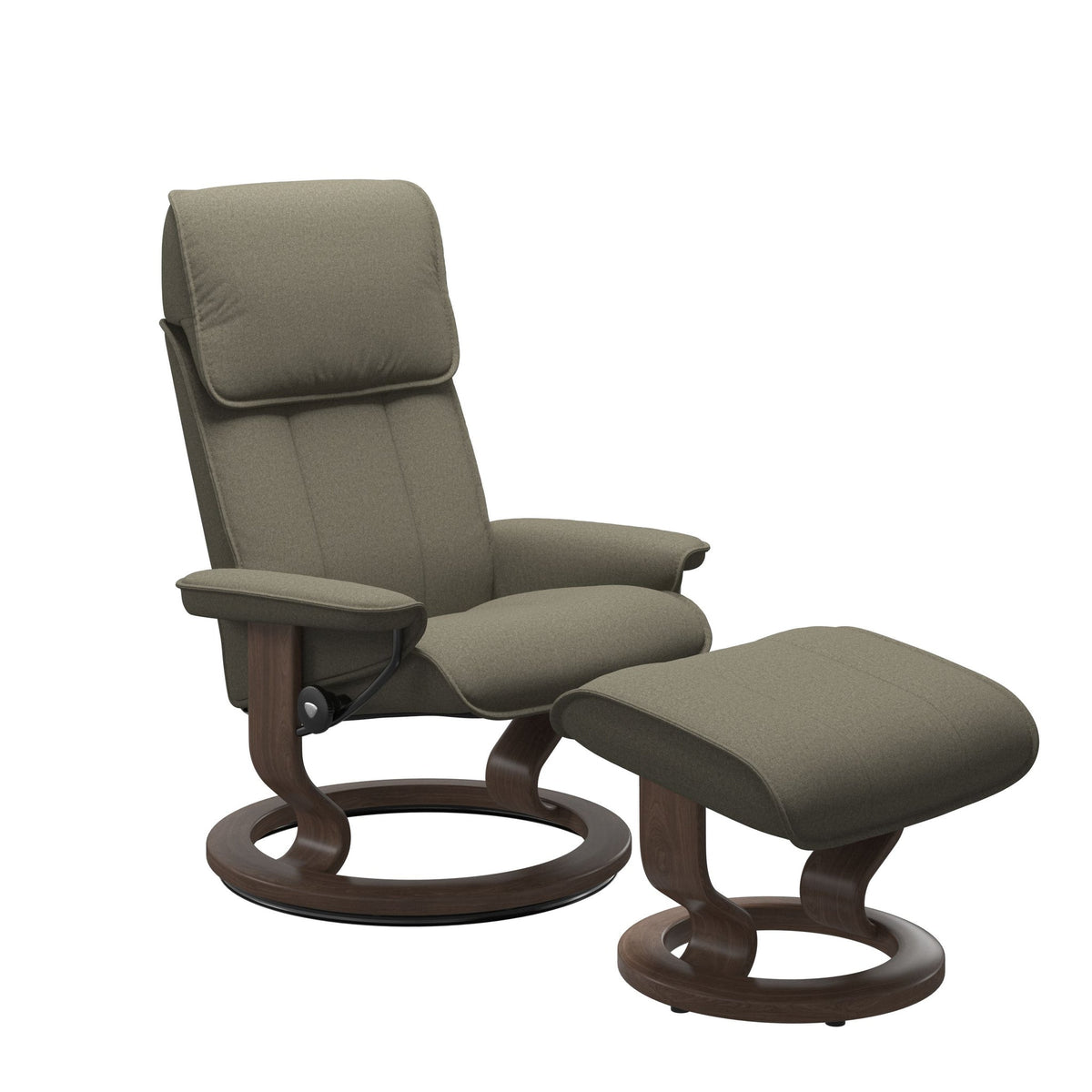 Stressless Admiral Classic lænestol i Calido stof Olive
