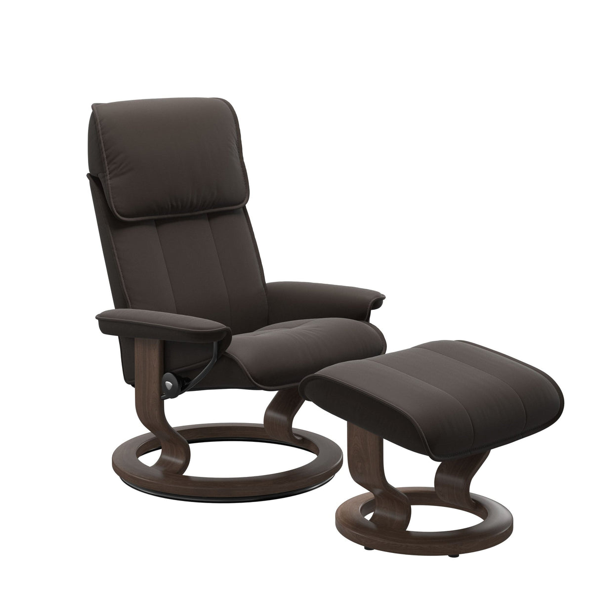 Stressless Admiral Classic lænestol i Paloma Chestnut