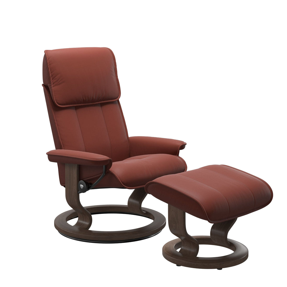 Stressless Admiral Classic lænestol i Paloma Dark Henna