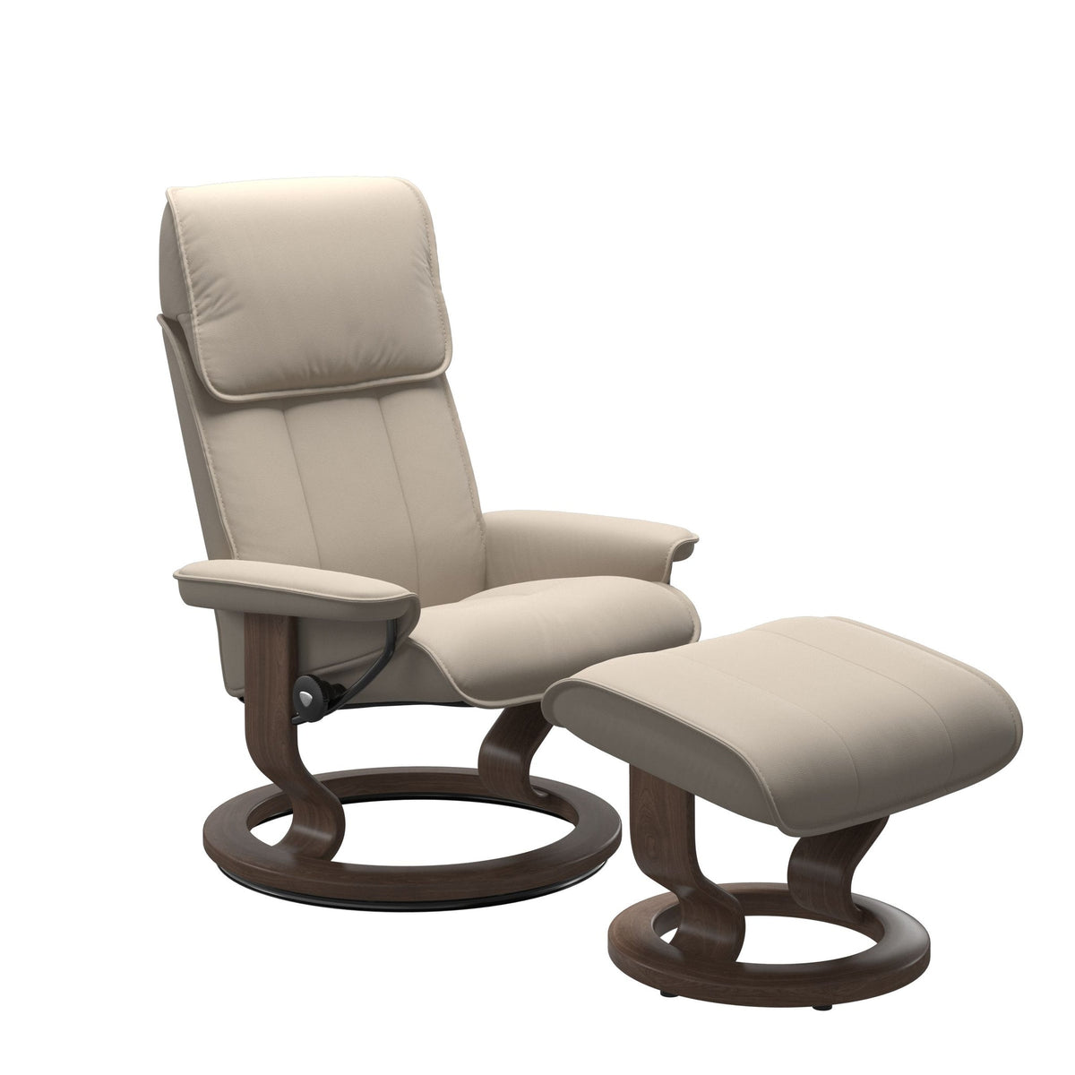 Stressless Admiral Classic lænestol i Paloma Fog