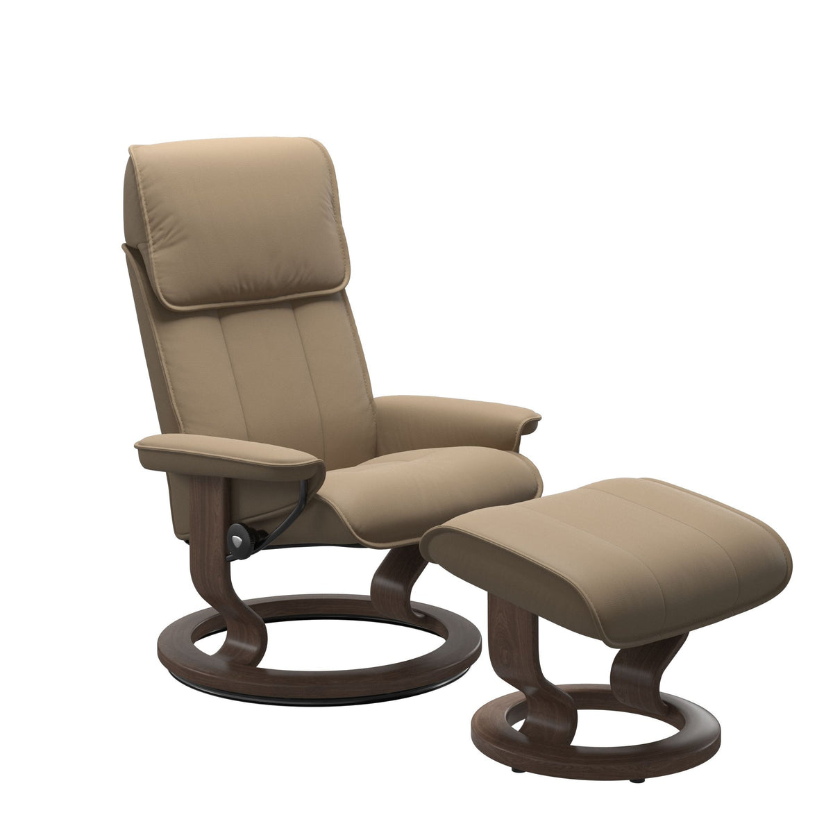 Stressless Admiral Classic lænestol i Paloma Funghi