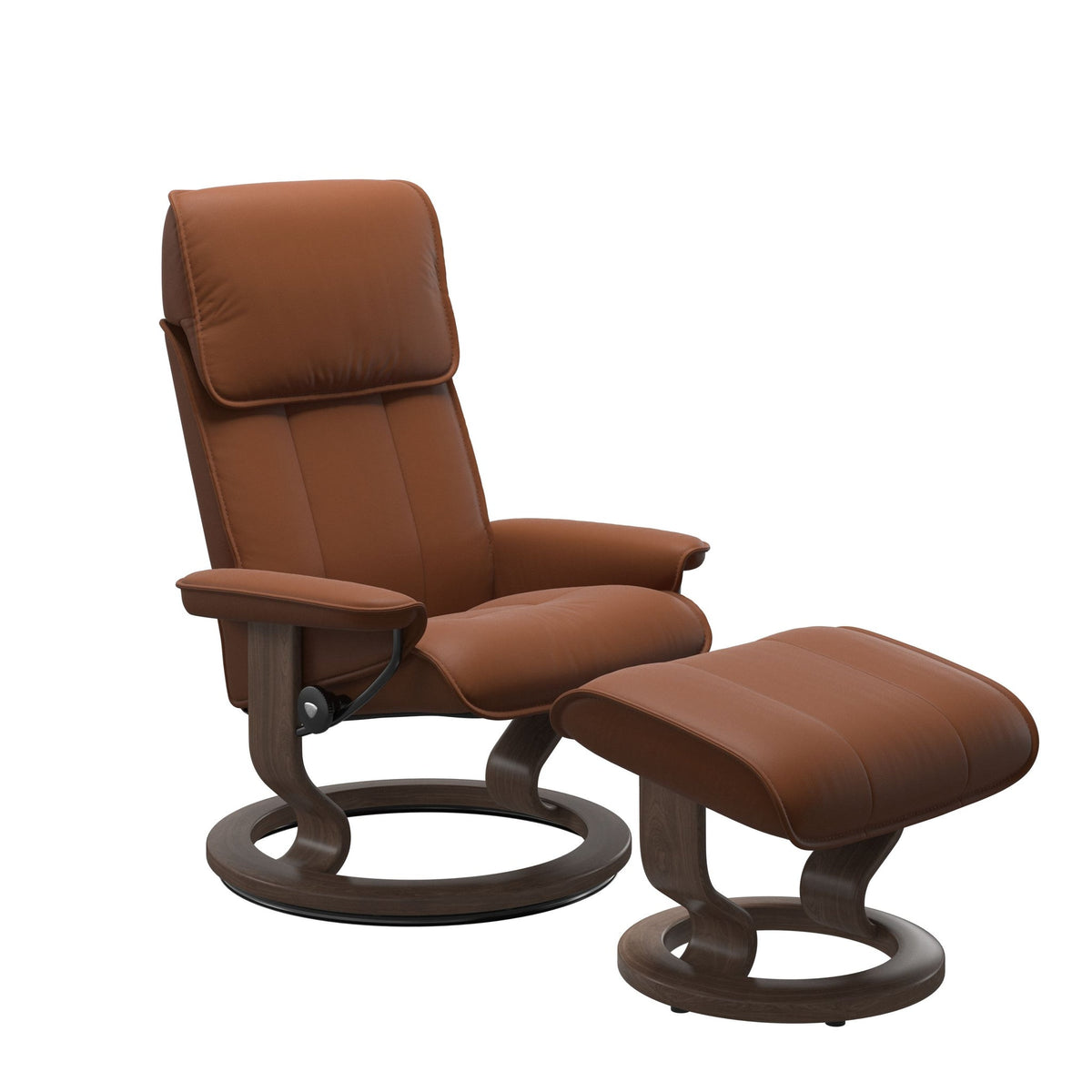 Stressless Admiral Classic lænestol i Paloma New Cognac