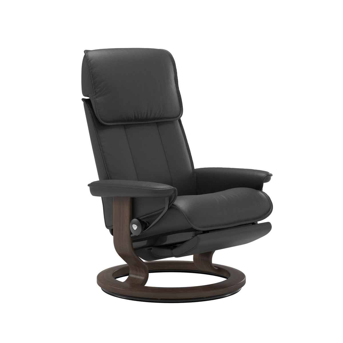 Stressless Admiral Classic lænestol m. recliner i Velaro okselæder Anthracite