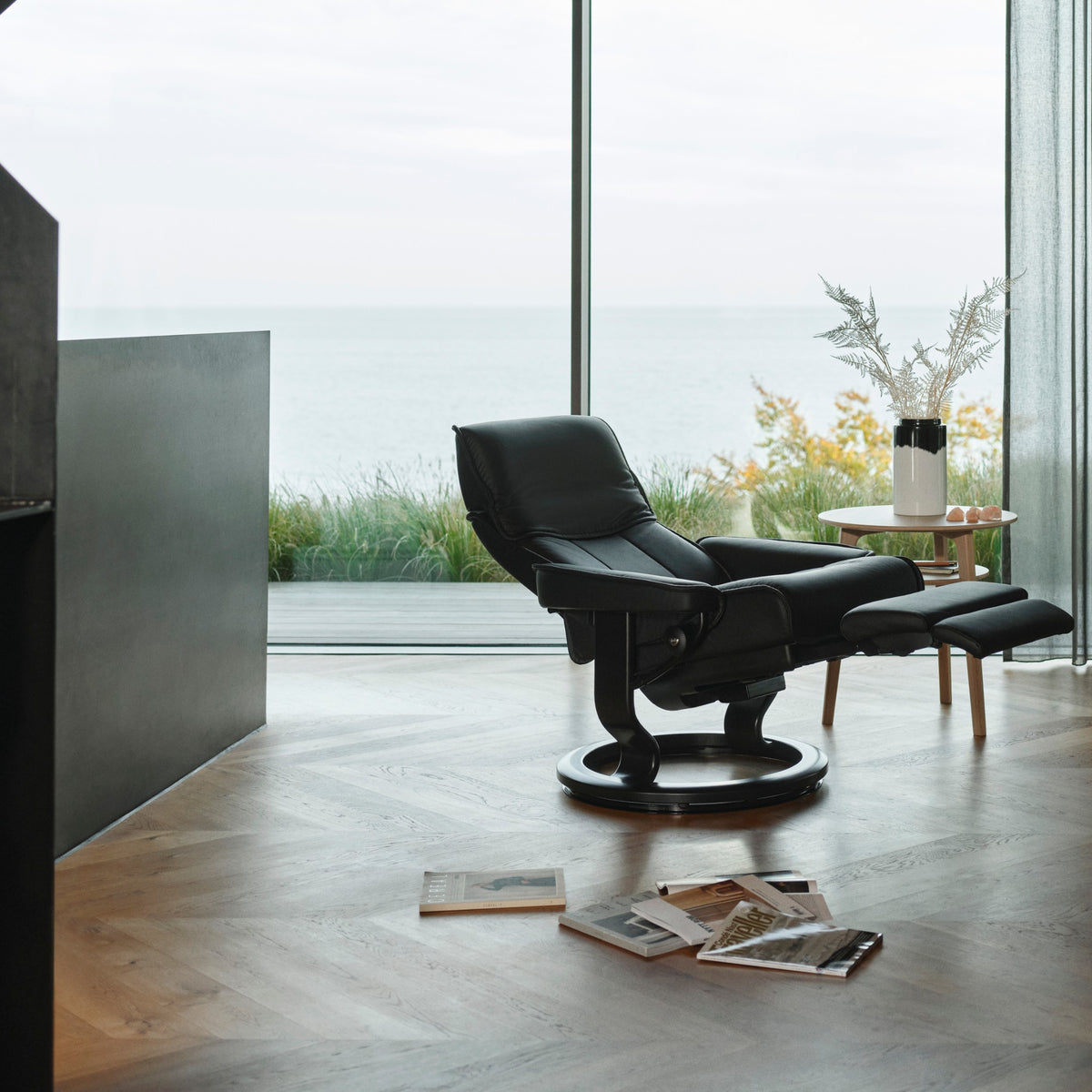 Stressless Admiral Classic lænestol med recliner i Paloma Black