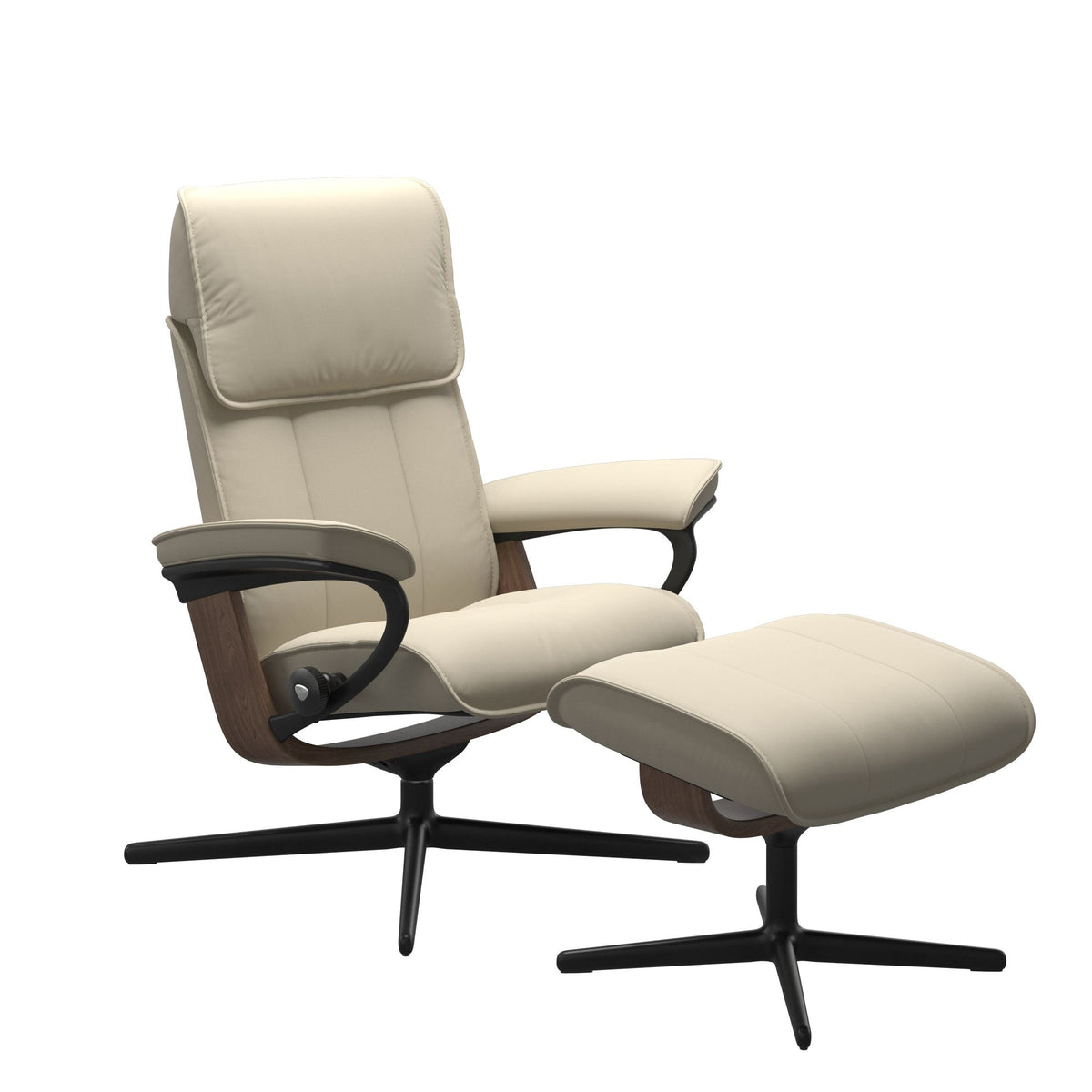 Stressless Admiral Cross lænestol i Batick okselæder Cream
