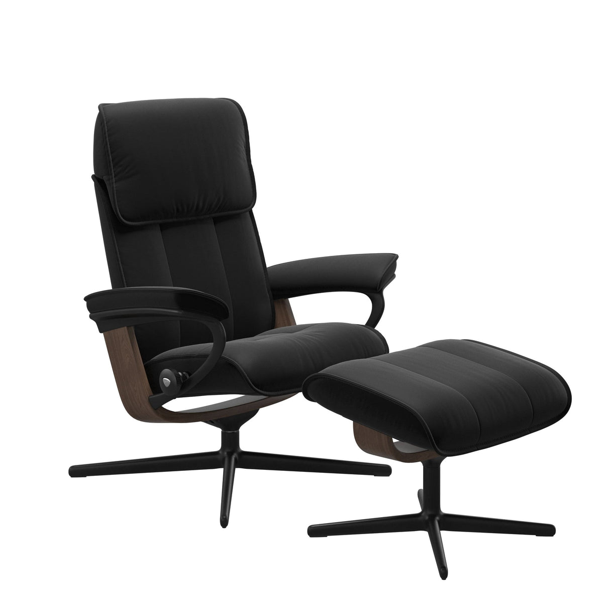 Stressless Admiral Cross lænestol i Paloma Black