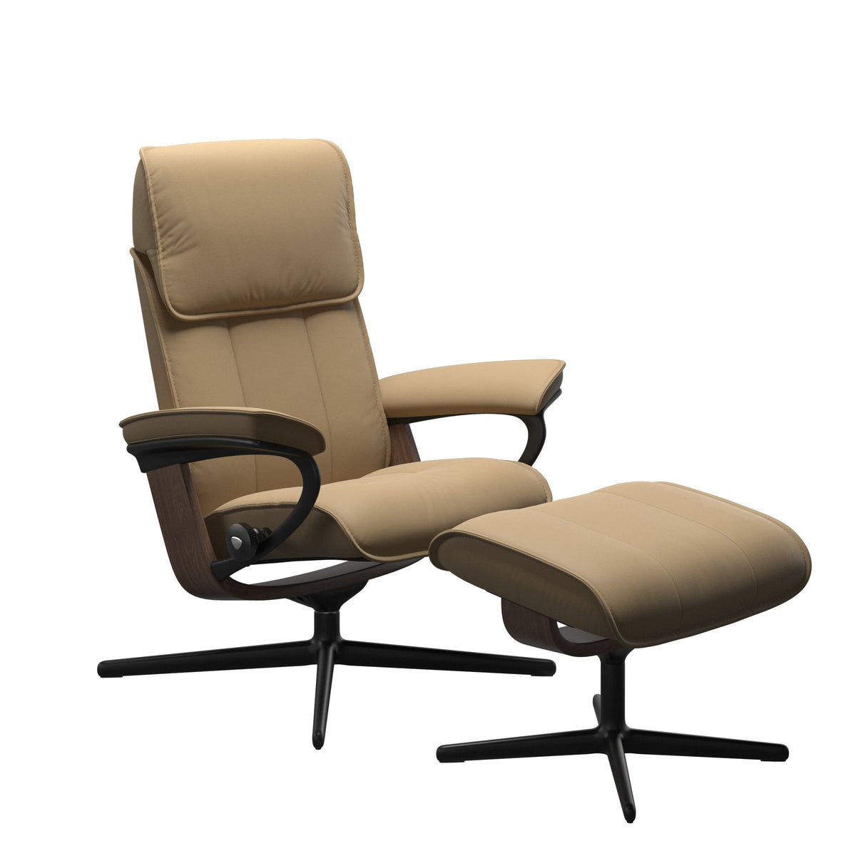 Stressless Admiral Cross lænestol i Paloma Sand