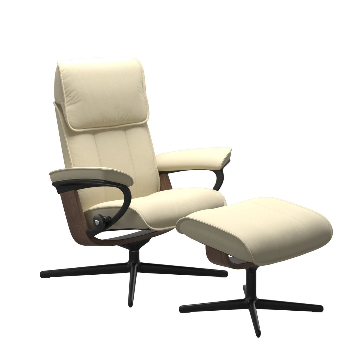 Stressless Admiral Cross lænestol i Paloma Vanilla
