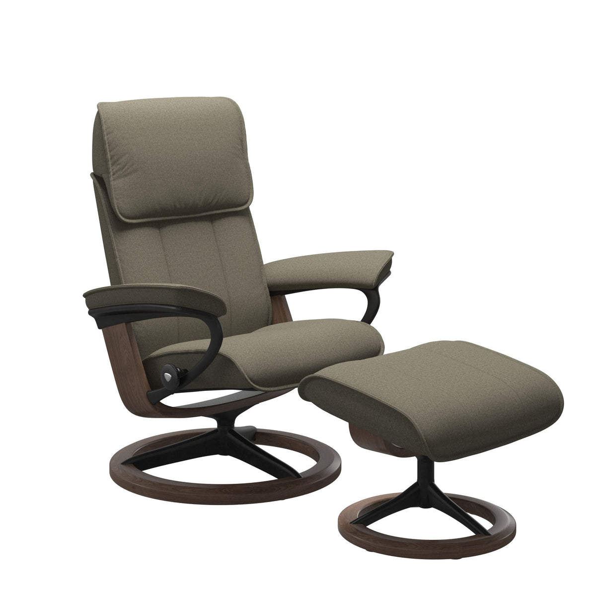 Stressless Admiral Signature lænestol i Calido stof Olive