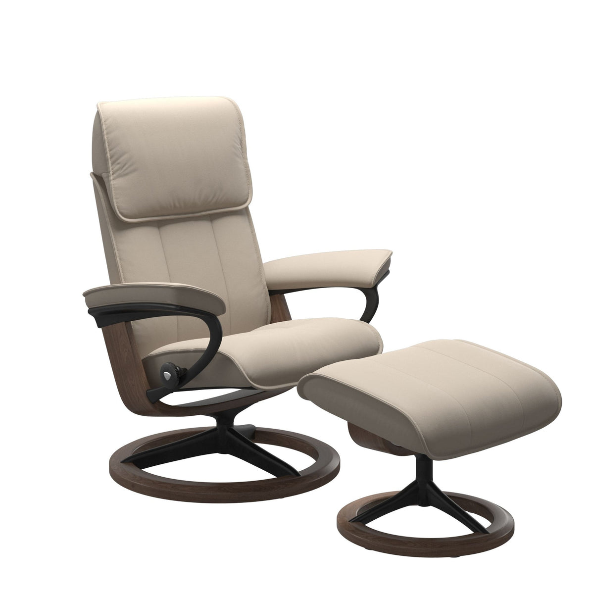Stressless Admiral Signature lænestol i Paloma Fog