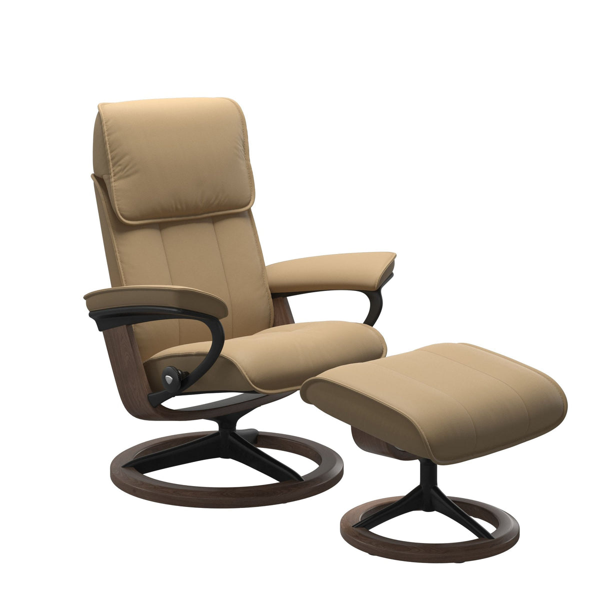 Stressless Admiral Signature lænestol i Paloma Sand