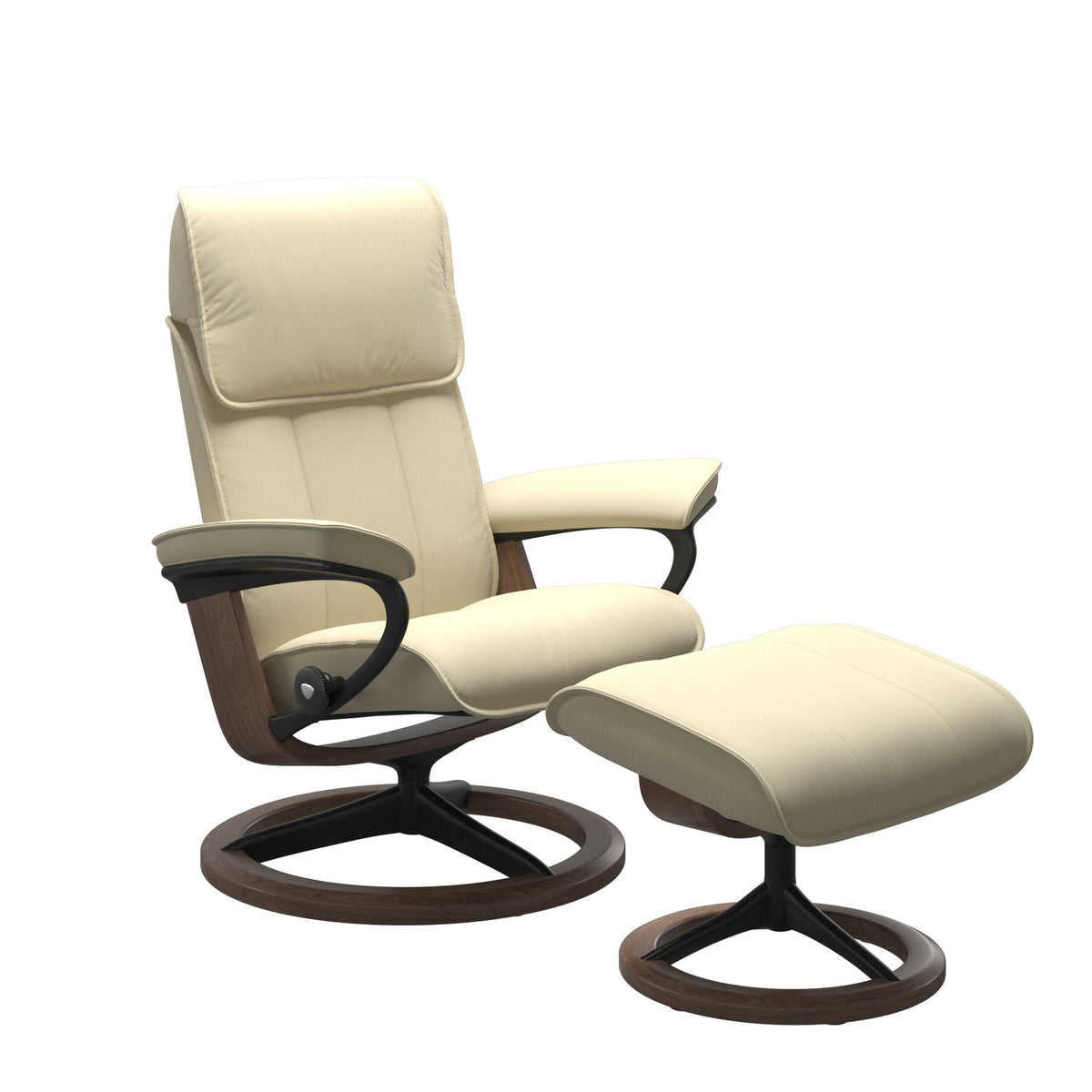 Stressless Admiral Signature lænestol i Paloma Vanilla